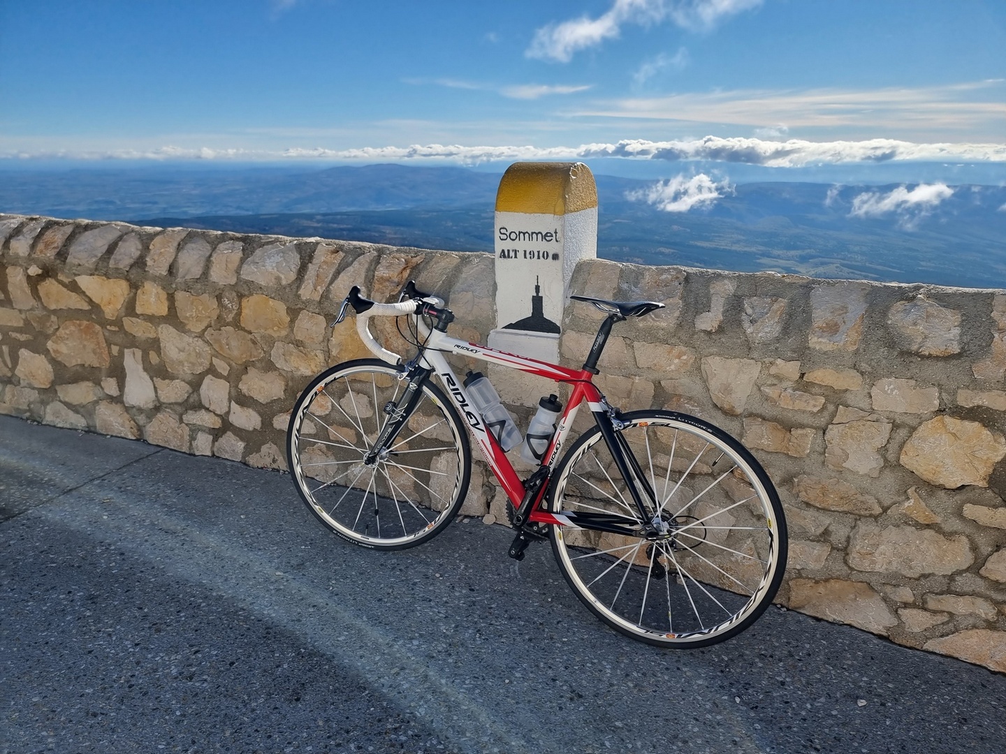 Mont Ventoux - arrivée